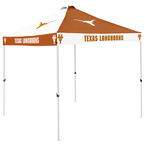 Texas Checkerboard Canopy shelter by Logo Brands with red and white checkered fabric, providing outdoor shade and coverage