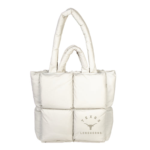 Texas Puff Tote bag by Logo Brands, featuring a colorful puff print design and sturdy handles for everyday use.