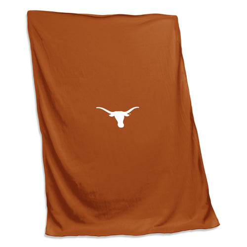 Texas Sweatshirt Blanket by Logo Brands, cozy fleece blanket featuring Texas state design and logo, ideal for warmth and comfort.