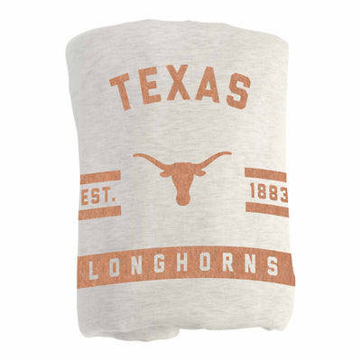 Texas Oatmeal Sweatshirt Blanket - Logo Brands