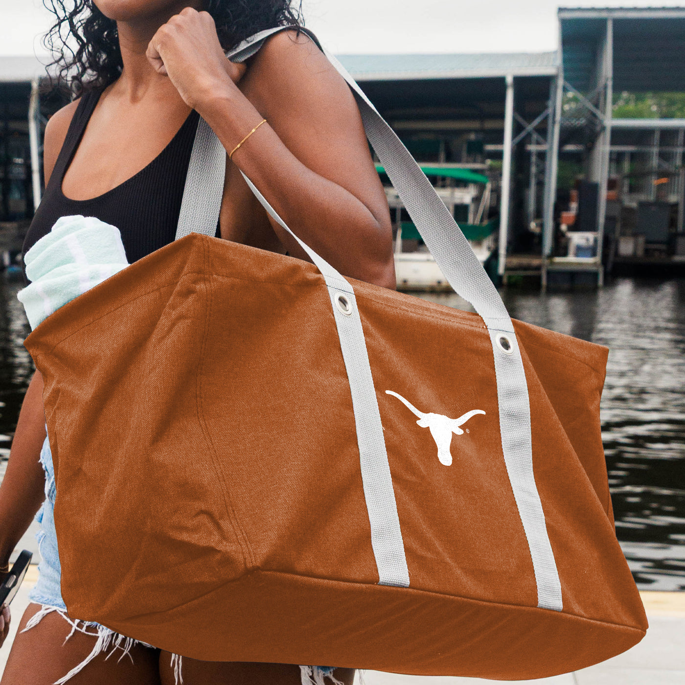 Texas Crosshatch Picnic Caddy - Logo Brands