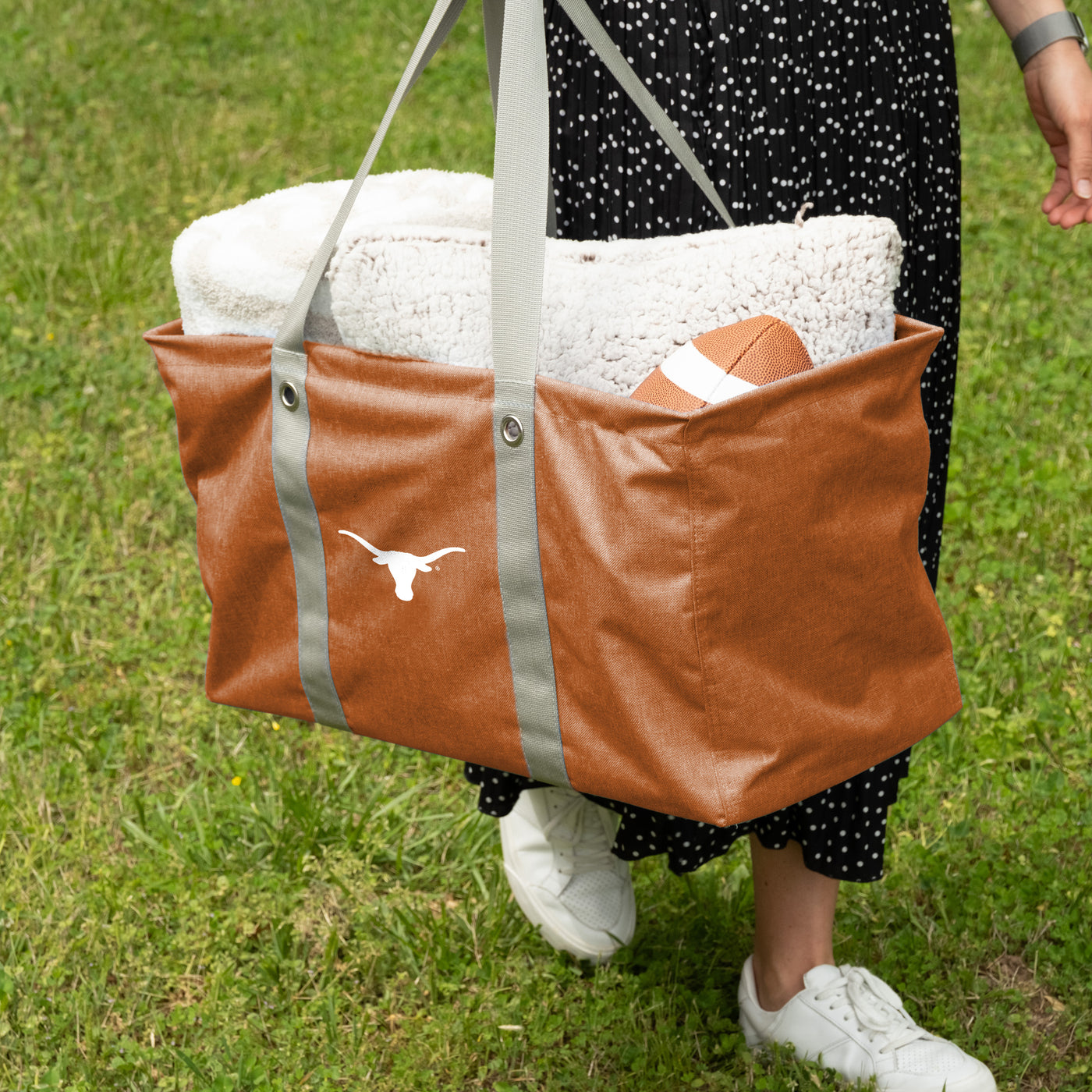 Texas Crosshatch Picnic Caddy - Logo Brands