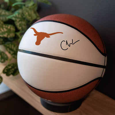 Texas Official-Size Autograph Basketball - Logo Brands