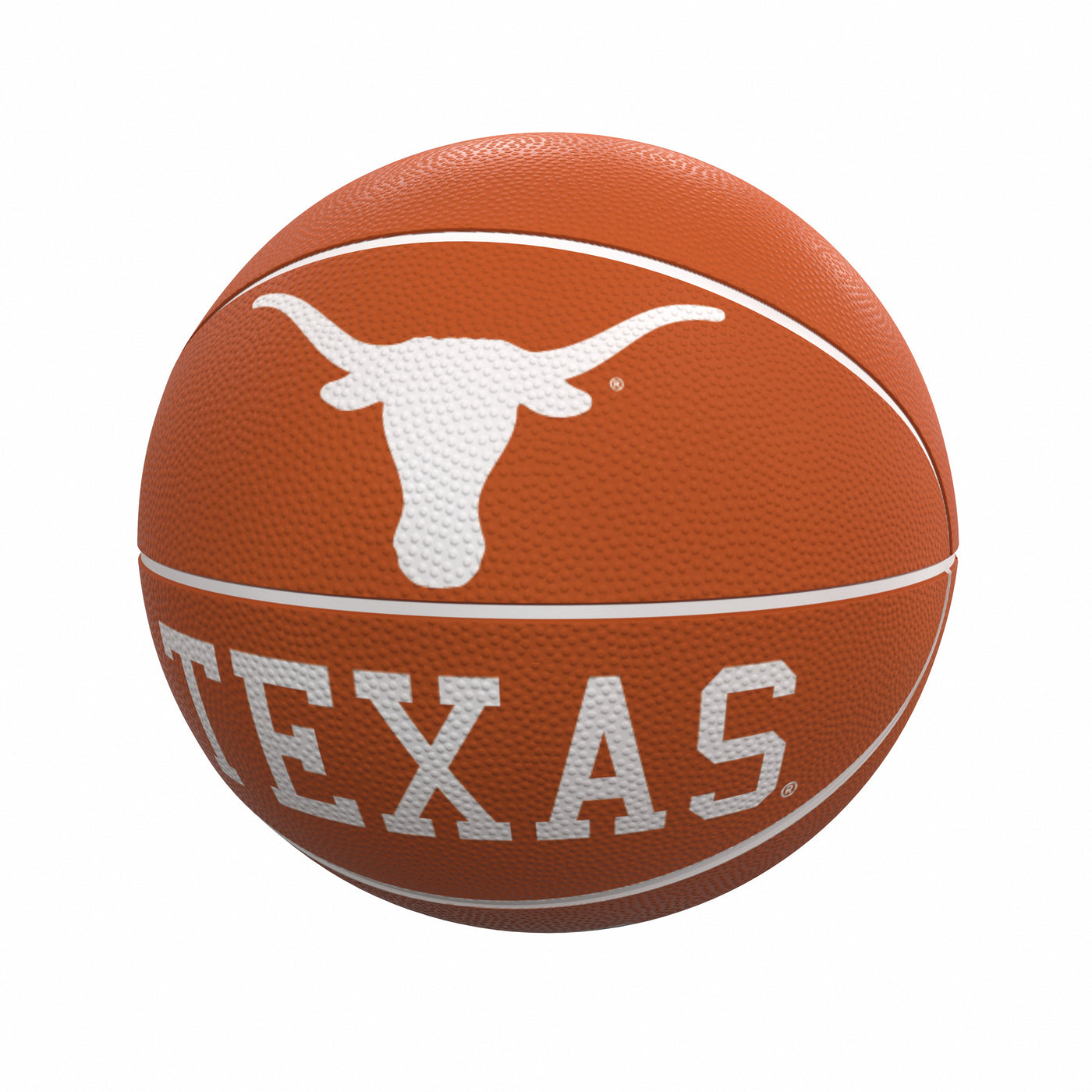 Texas Mascot Official-Size Rubber Basketball