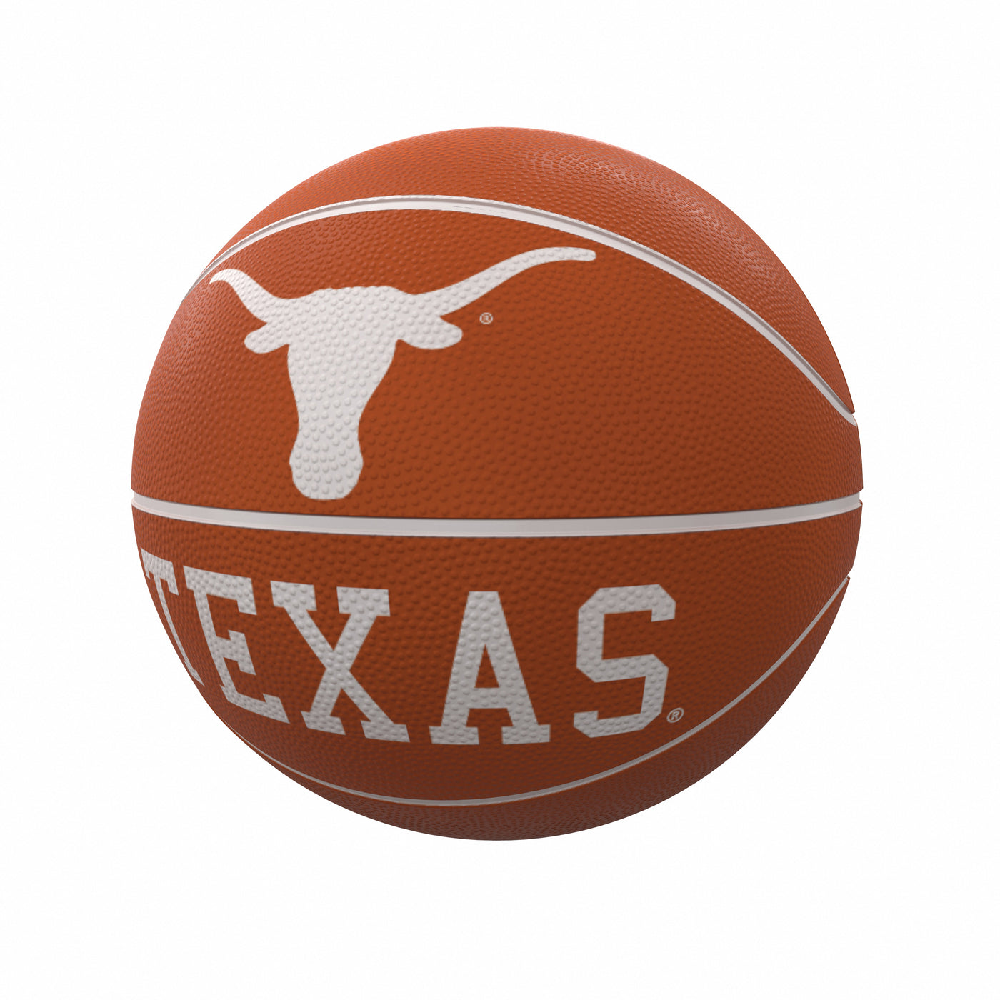 Texas Mascot Official-Size Rubber Basketball