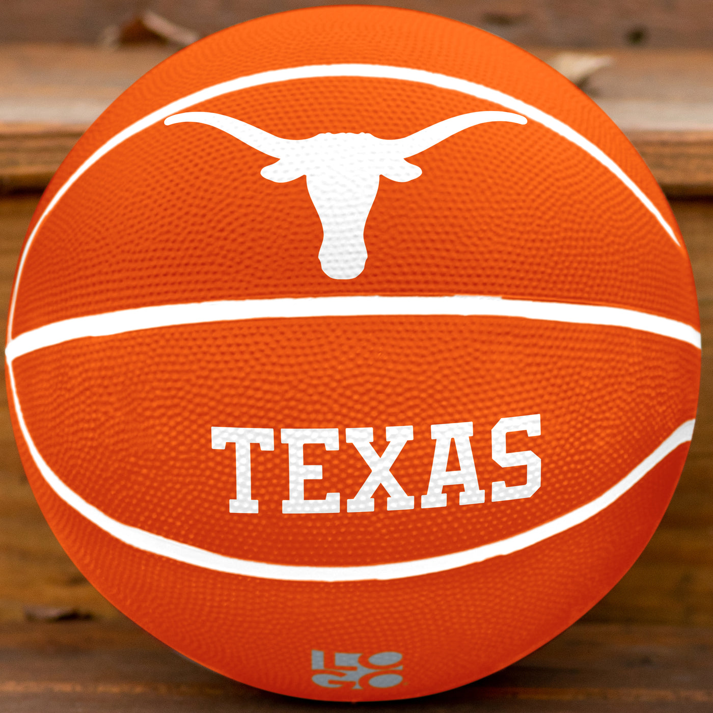 Texas Mascot Official-Size Rubber Basketball