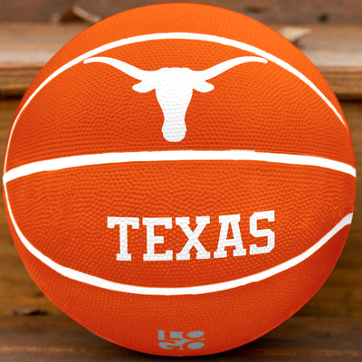 Texas Mascot Official-Size Rubber Basketball
