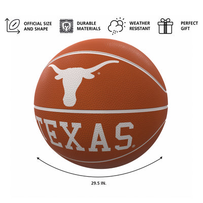 Texas Mascot Official-Size Rubber Basketball