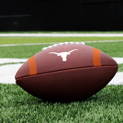 Texas Team Stripe Official-Size Composite Football - Logo Brands