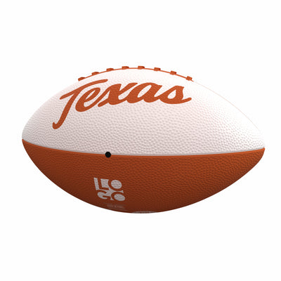 Texas Pinwheel Logo Junior Size Rubber Football