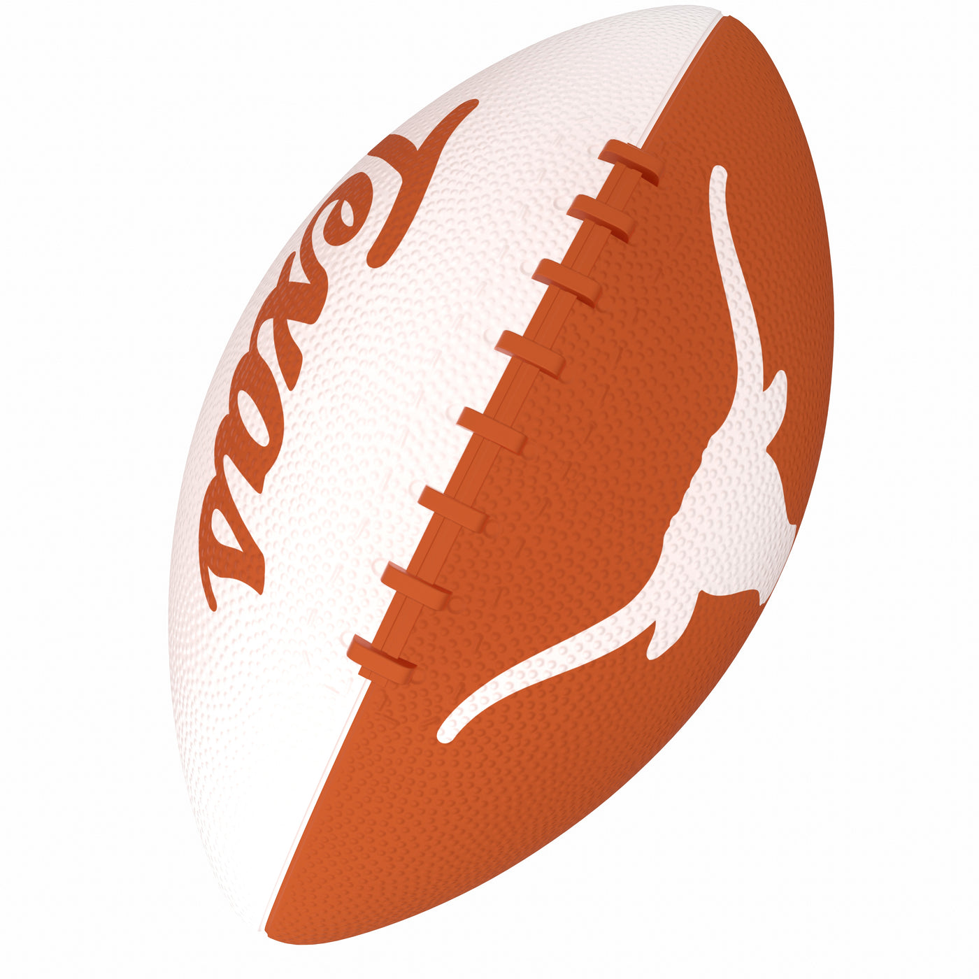 Texas Pinwheel Logo Junior Size Rubber Football