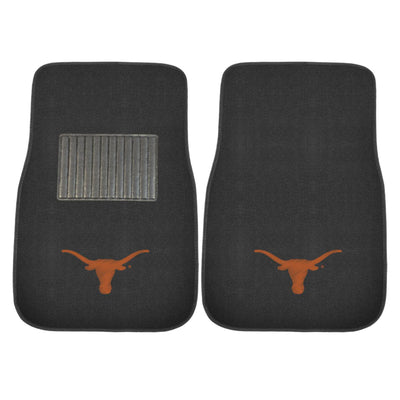 University of Texas 2-pc Embroidered Car Mat Set