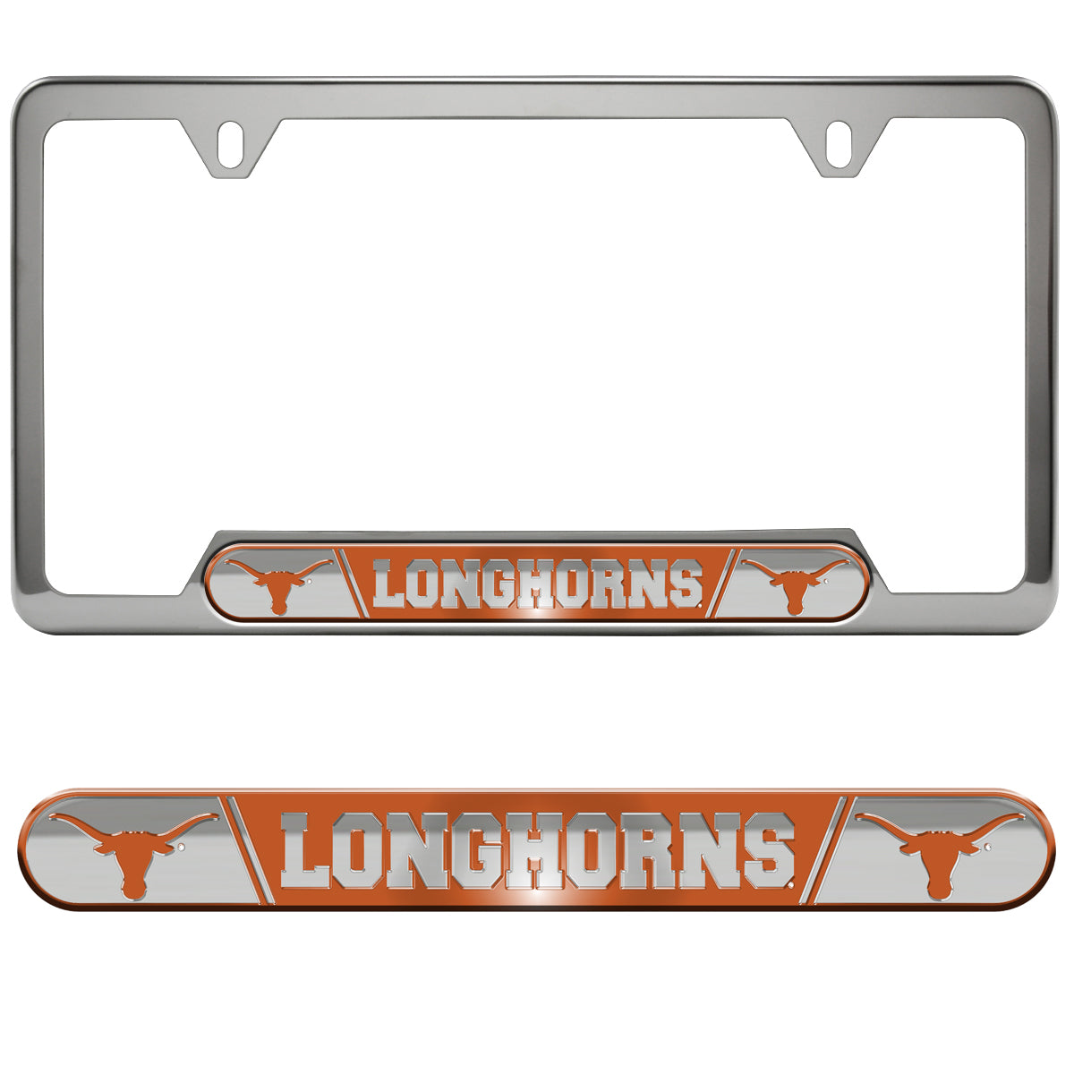University of Texas Embossed License Plate Frame