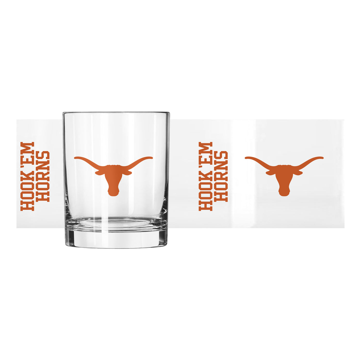 Texas 14oz Gameday Rocks Glass
