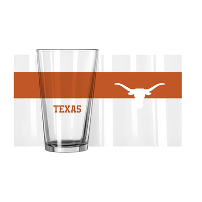 Texas 16oz Colorblock Pint Glass