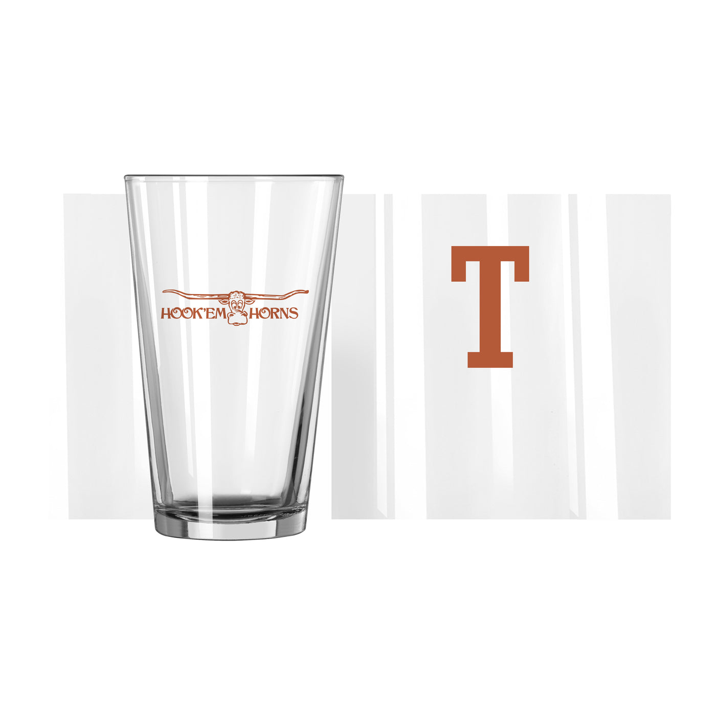Texas 16oz Retro Pint Glass