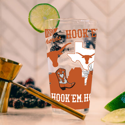Texas 16oz Native Pint Glass