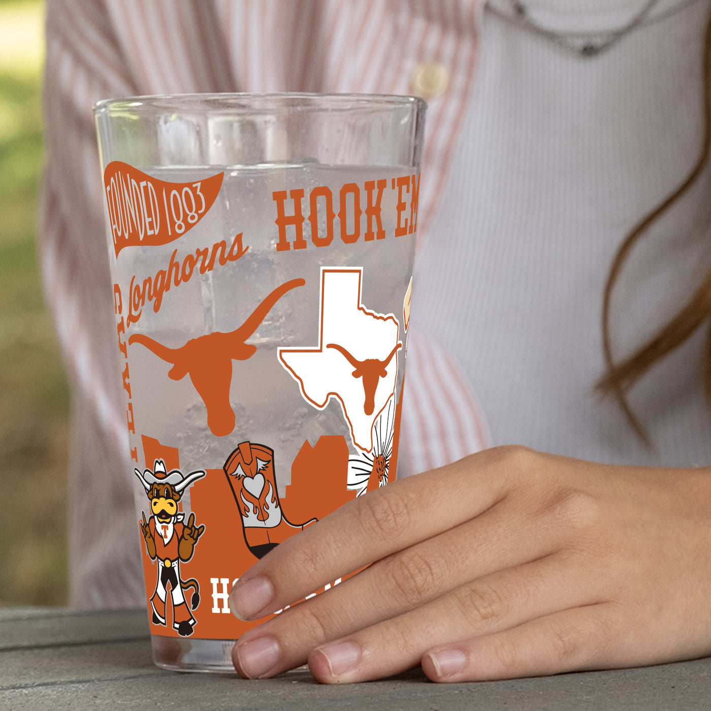 Texas 16oz Native Pint Glass