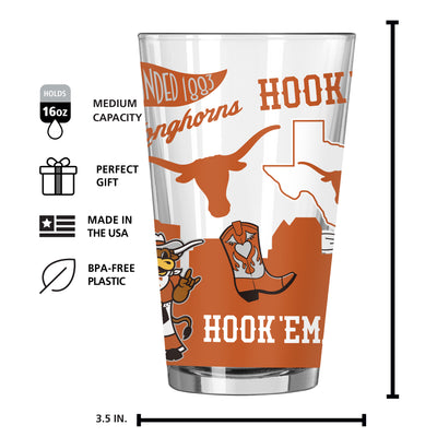 Texas 16oz Native Pint Glass