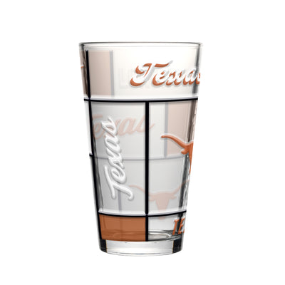 Texas 16oz Quilted Stained Pint Glass