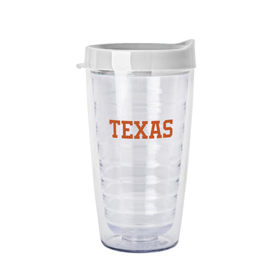 Texas 16oz Flipside Dbl Wall Clear Tumbler