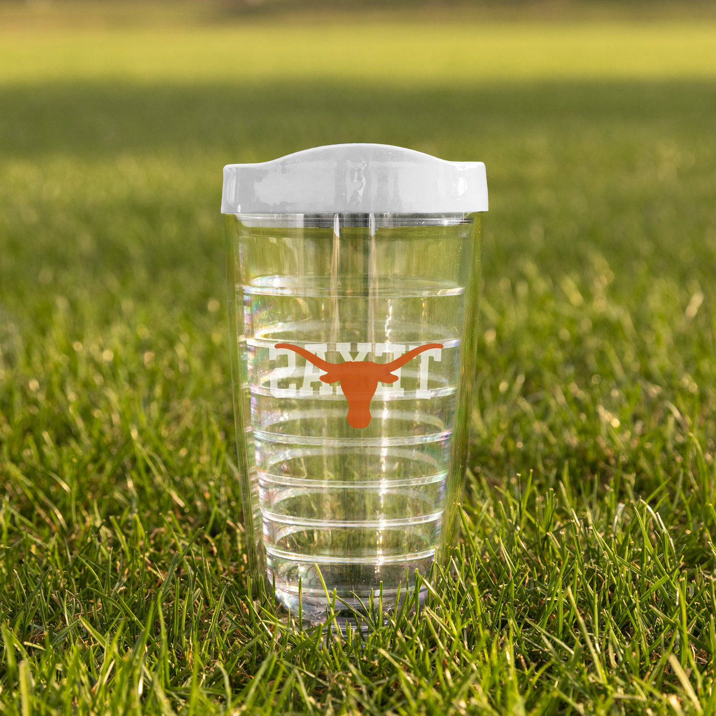 Texas 16oz Flipside Dbl Wall Clear Tumbler