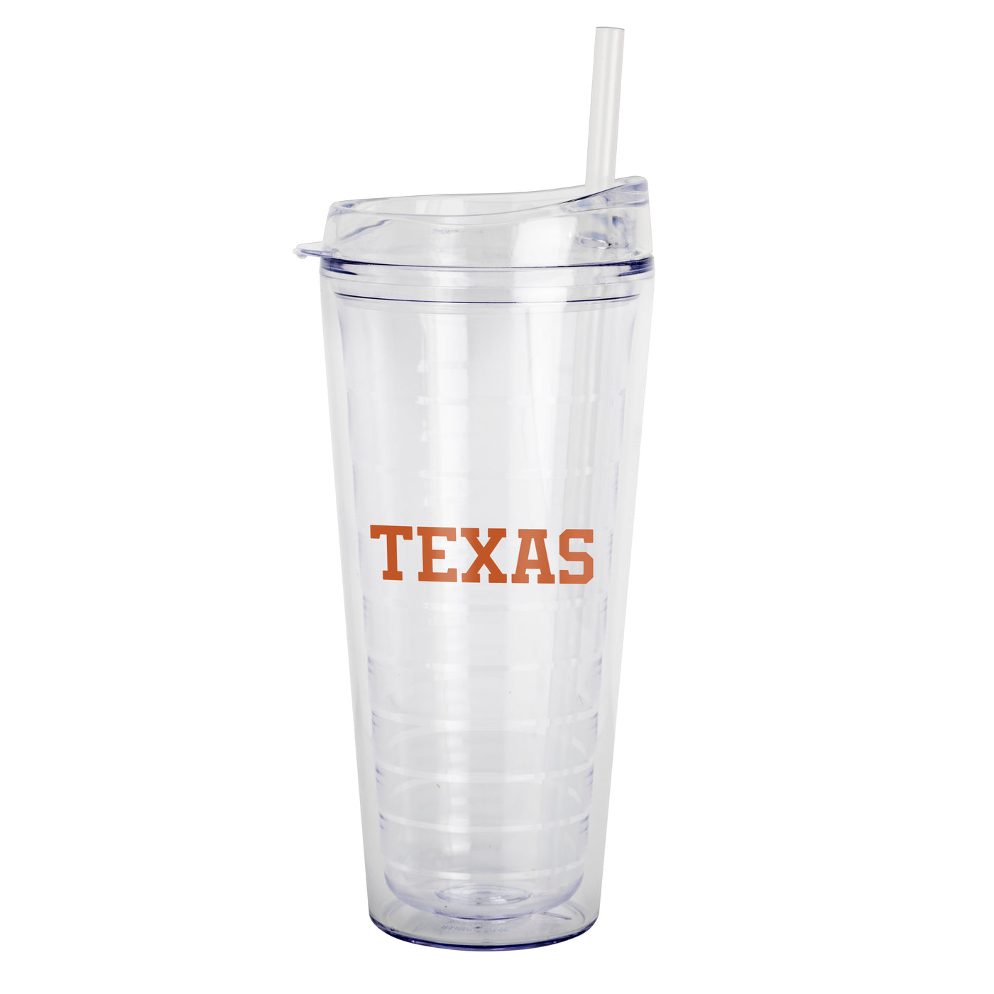 Texas 22oz Flipside Dbl Wall Clear Tumbler