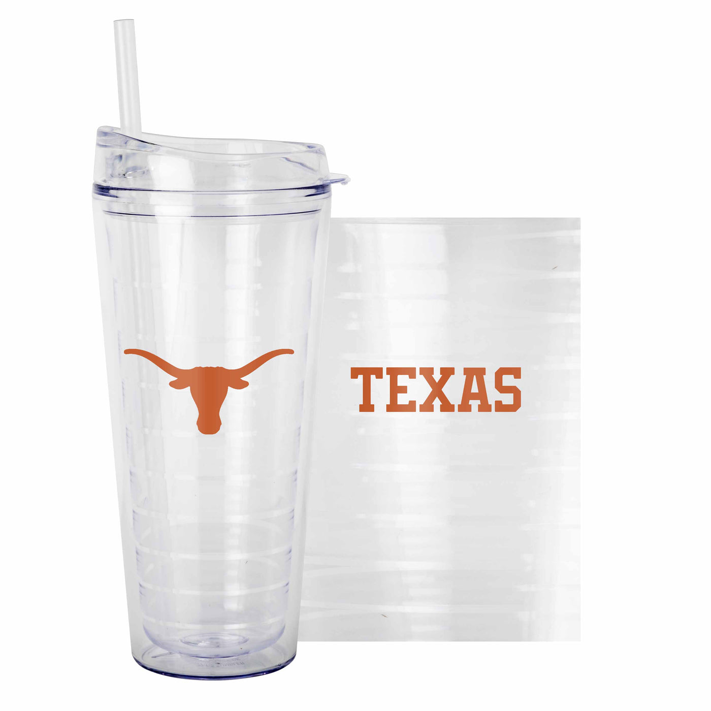 Texas 22oz Flipside Dbl Wall Clear Tumbler