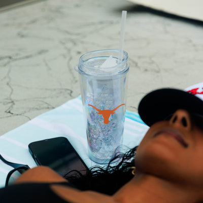 Texas 22oz Flipside Dbl Wall Clear Tumbler
