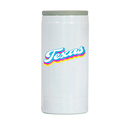 Texas 12oz Shadow Iridescent Slim Coolie - Logo Brands