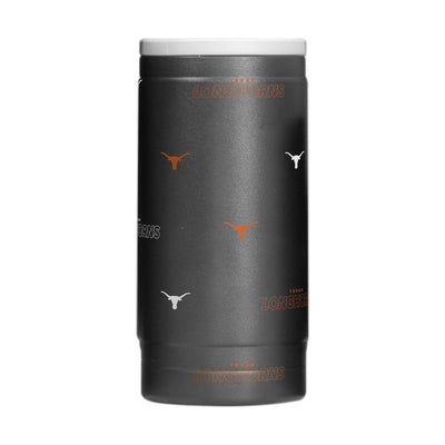Texas 12oz Step And Repeat Powdercoat SlimCan Coolie