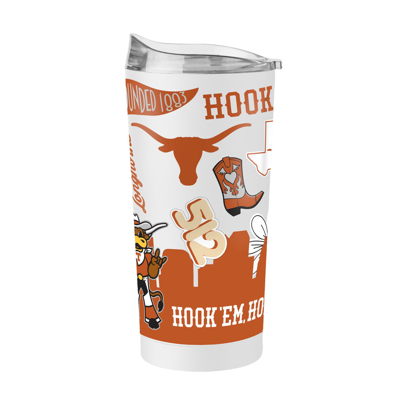 Texas 20oz Native Powder Coat Tumbler