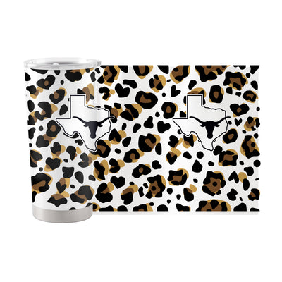 Texas 20oz Neutral Leopard Stainless Steel Tumbler
