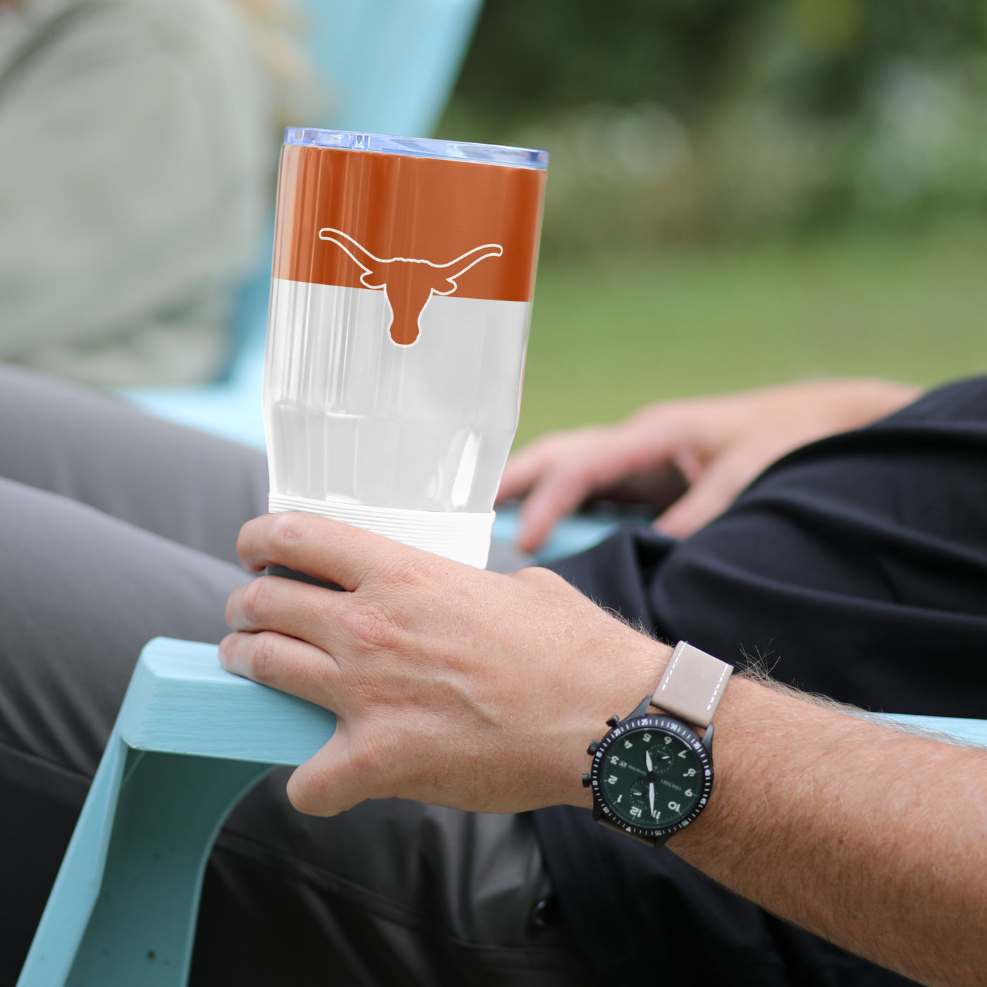 Texas 30oz Colorblock Stainless Tumbler