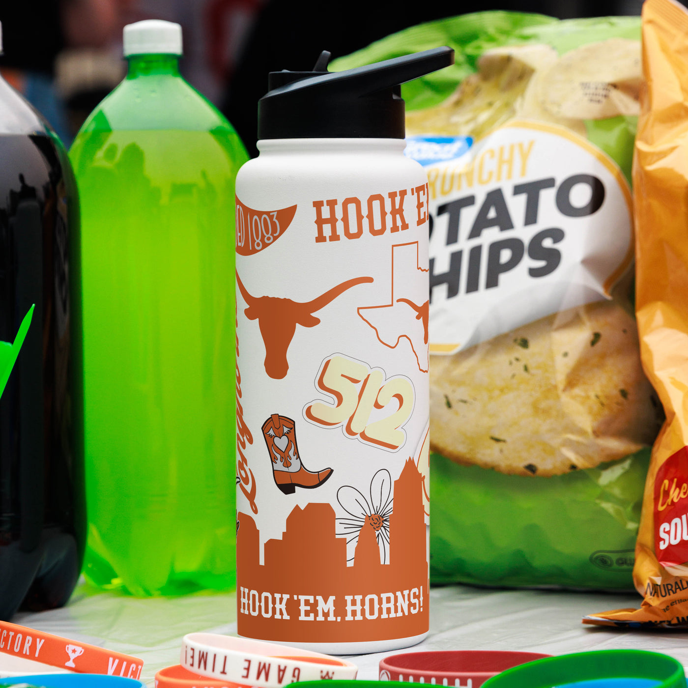 Texas 34oz Native Quencher Bottle - Logo Brands