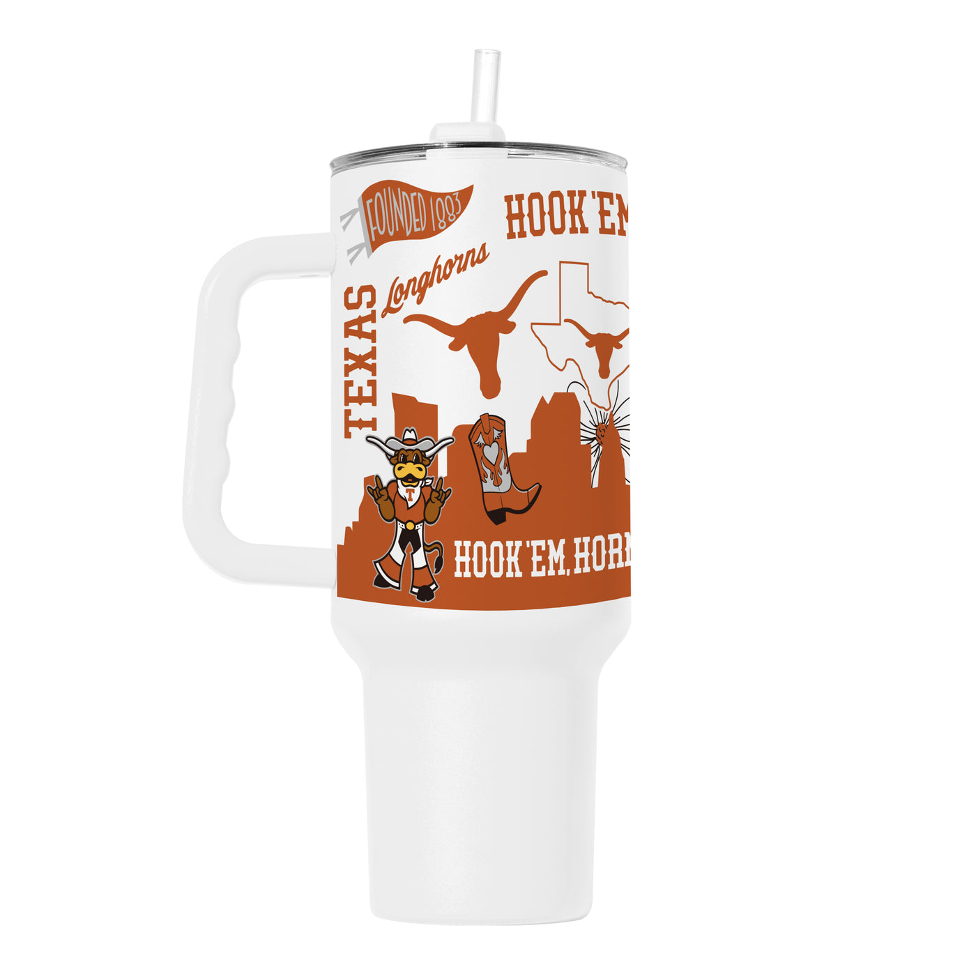 Texas 40oz Native Powder Coat Tumbler