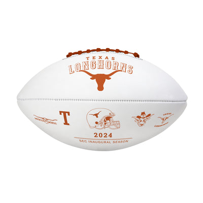 Texas Vault FS Autograph Debossed Football