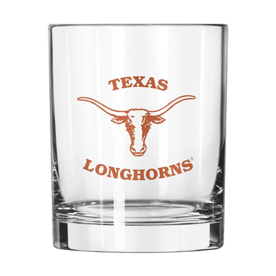 Texas Vault 14oz Gameday Rocks Glass