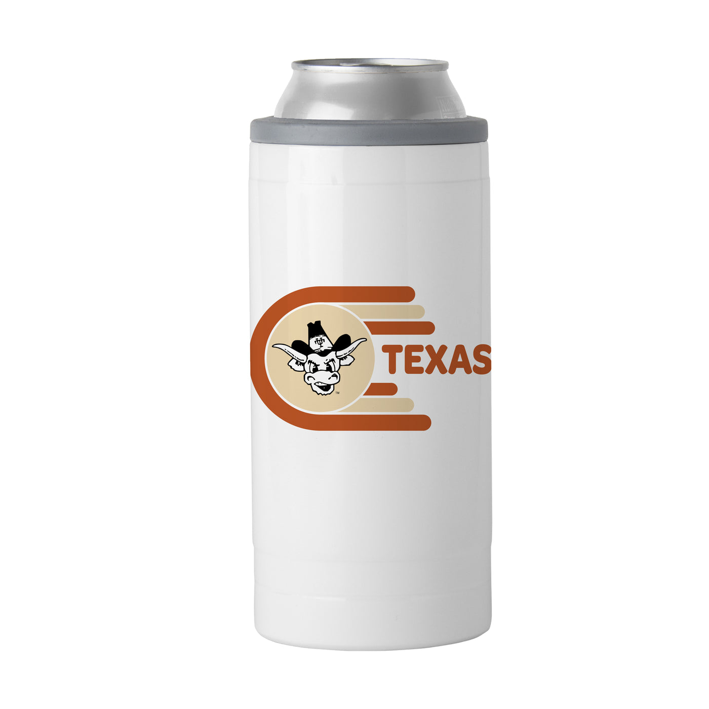 Texas 12oz Whirl Slim Can Coolie