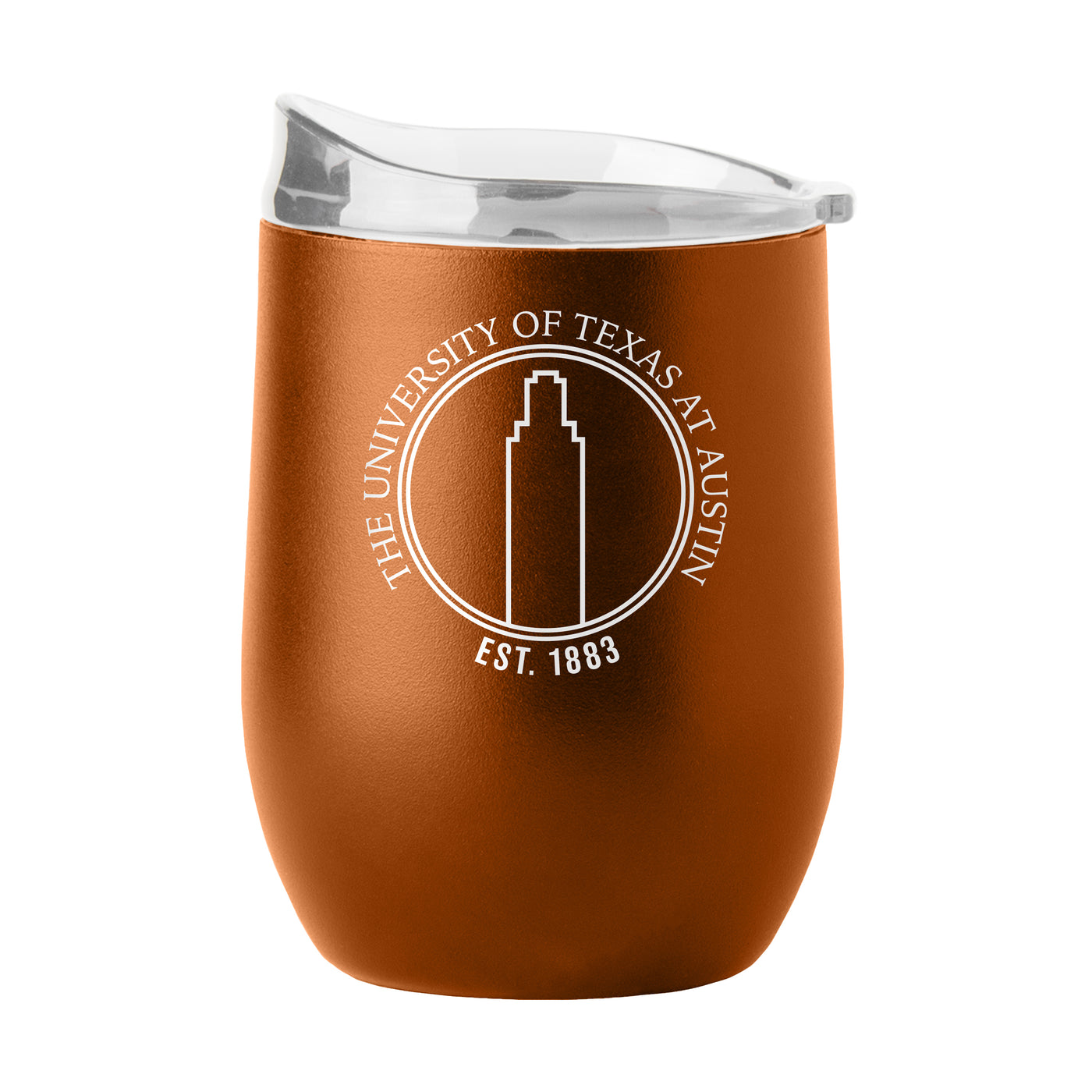 Texas Vault 16oz Powder Coat Curved Beverage - Logo Brands