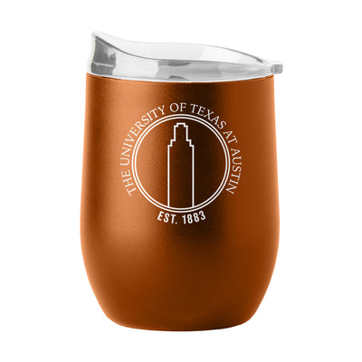 Texas Vault 16oz Powder Coat Curved Beverage - Logo Brands
