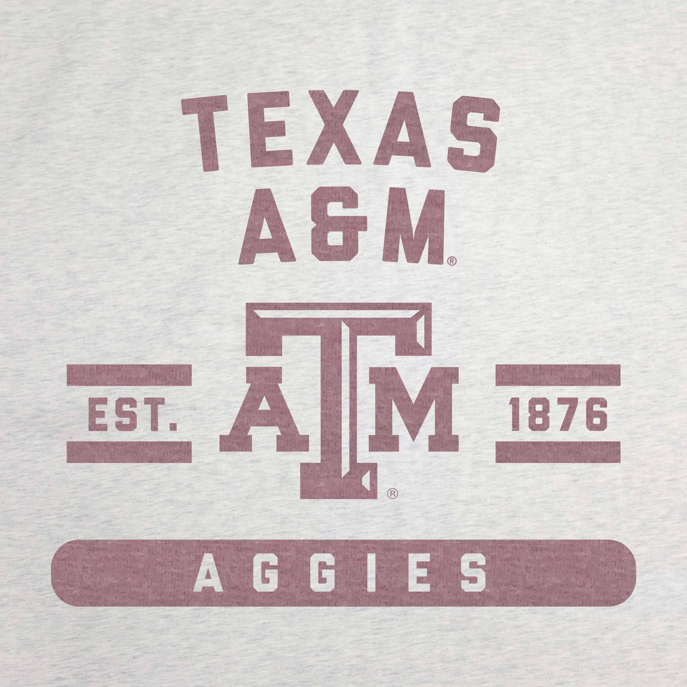 Texas A&M Oatmeal Sweatshirt Blanket