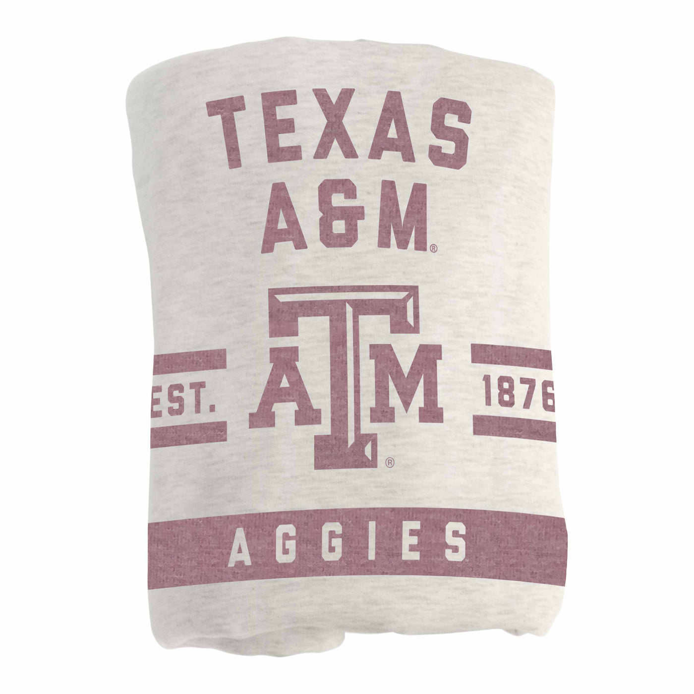 Texas A&M Oatmeal Sweatshirt Blanket