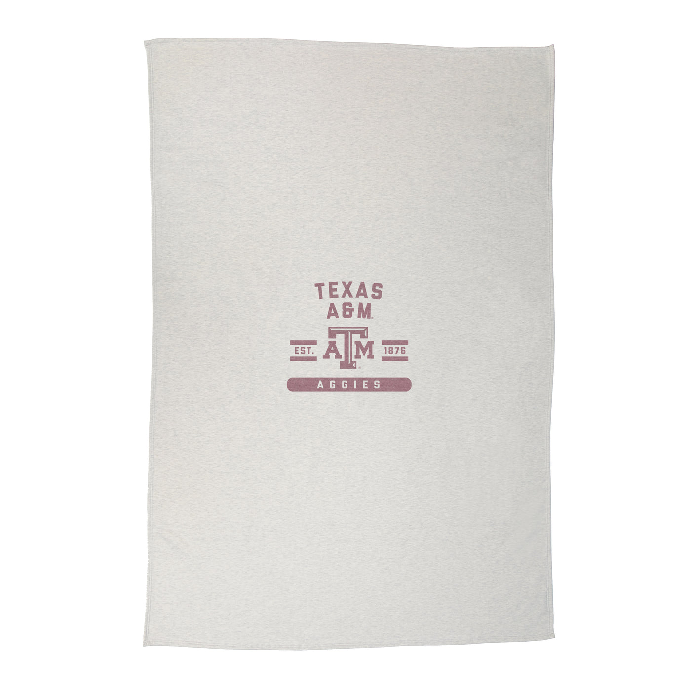 Texas A&M Oatmeal Sweatshirt Blanket