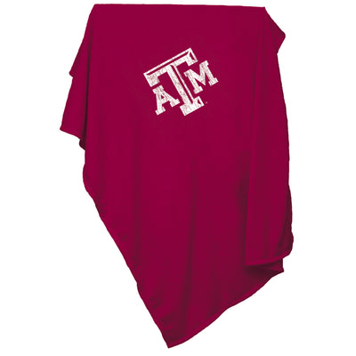 Texas A&M Screened Sweatshirt Blanket - Logo Brands