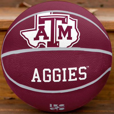 Texas A&M Mascot Official-Size Rubber Basketball