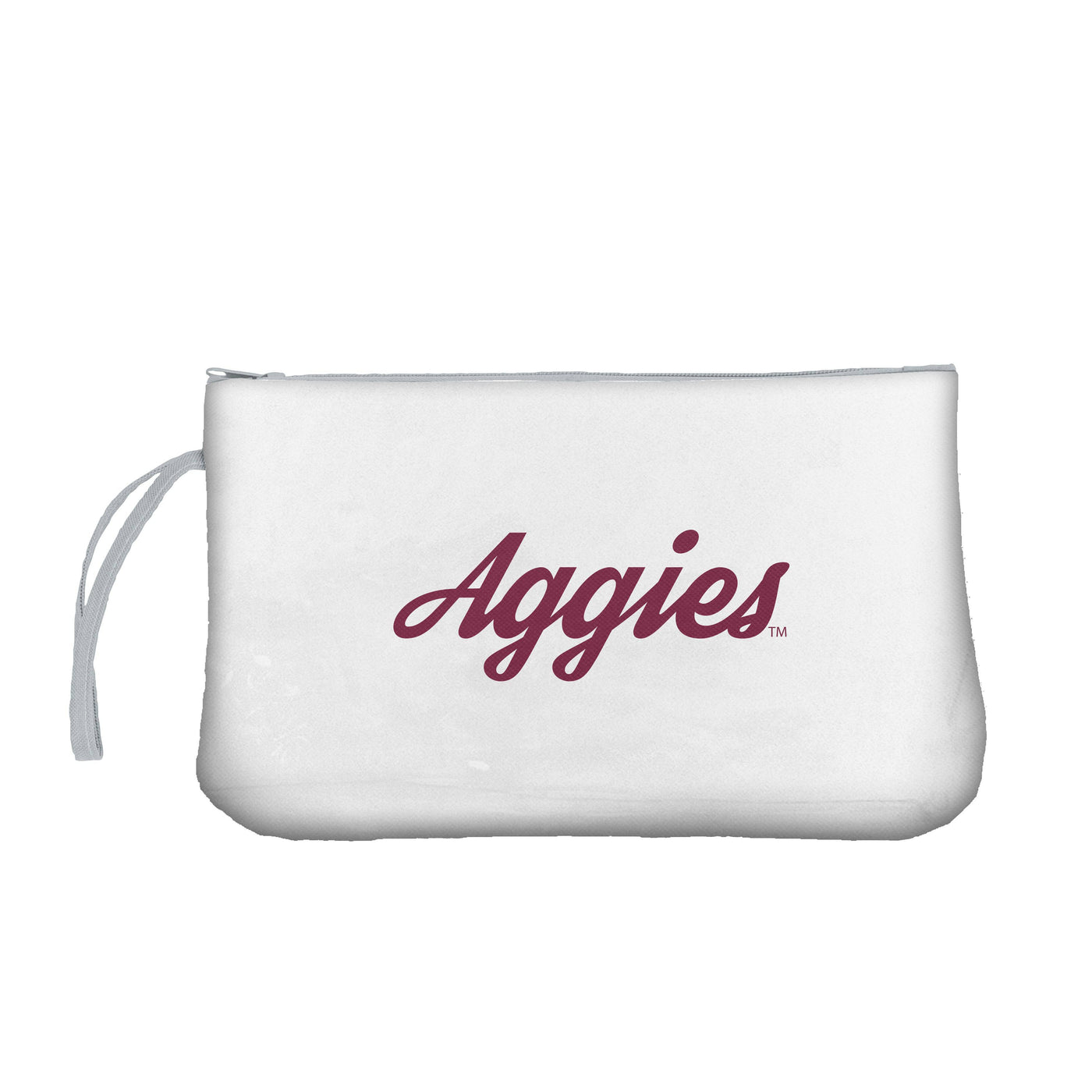 Texas A&M Aggies Script Clear Wristlet