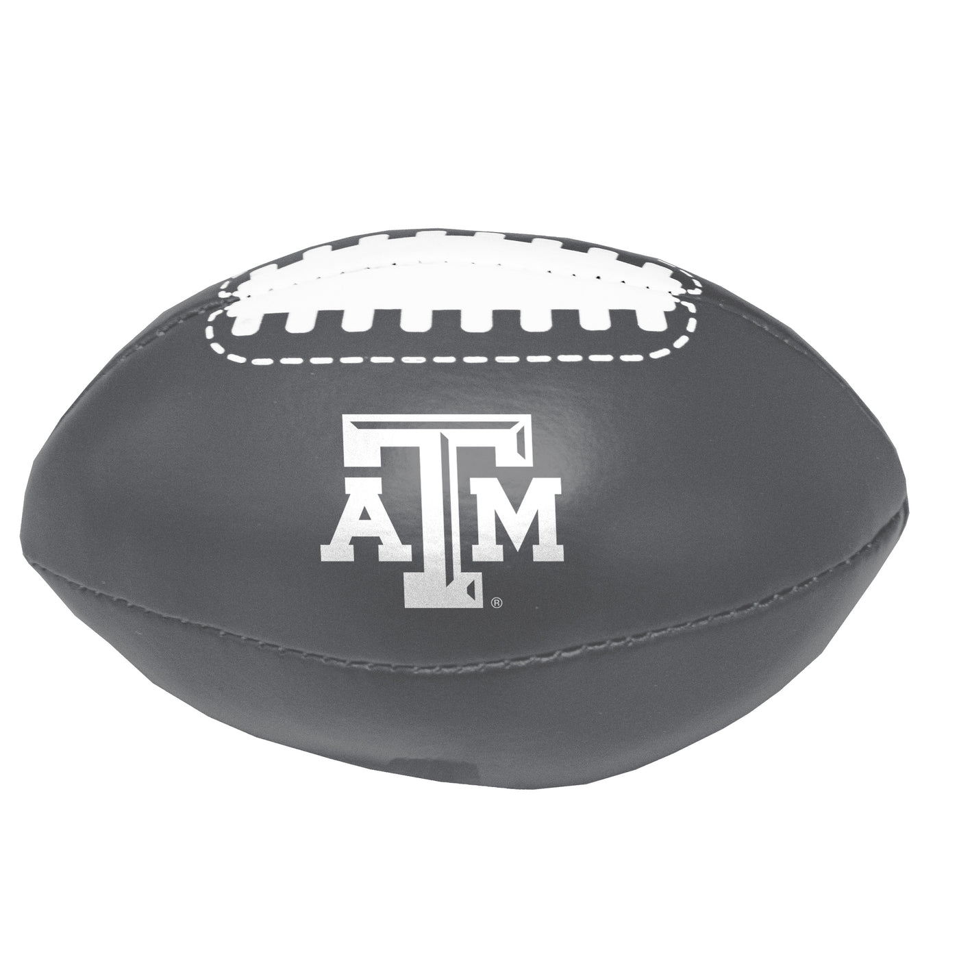 Texas A&M University Charcoal Micro Soft Football f/ Primary Logo