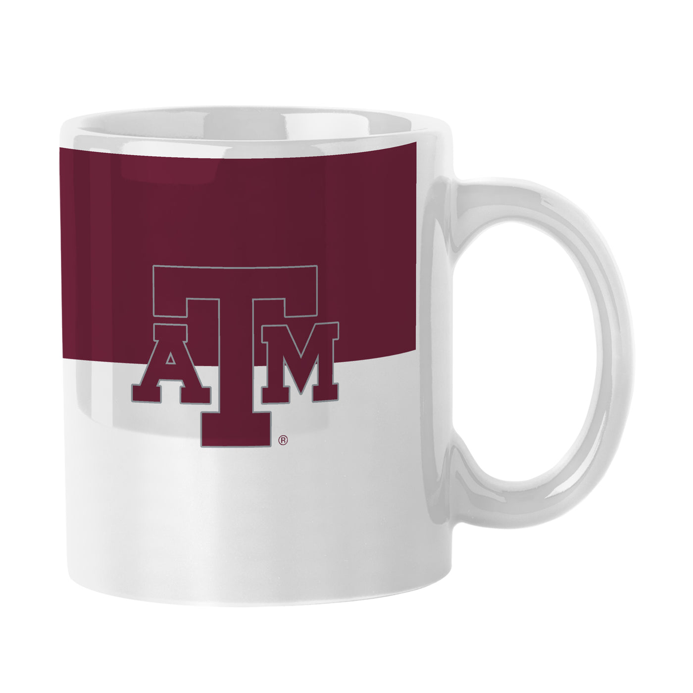 Texas A&M 11oz Colorblock Sublimated Mug