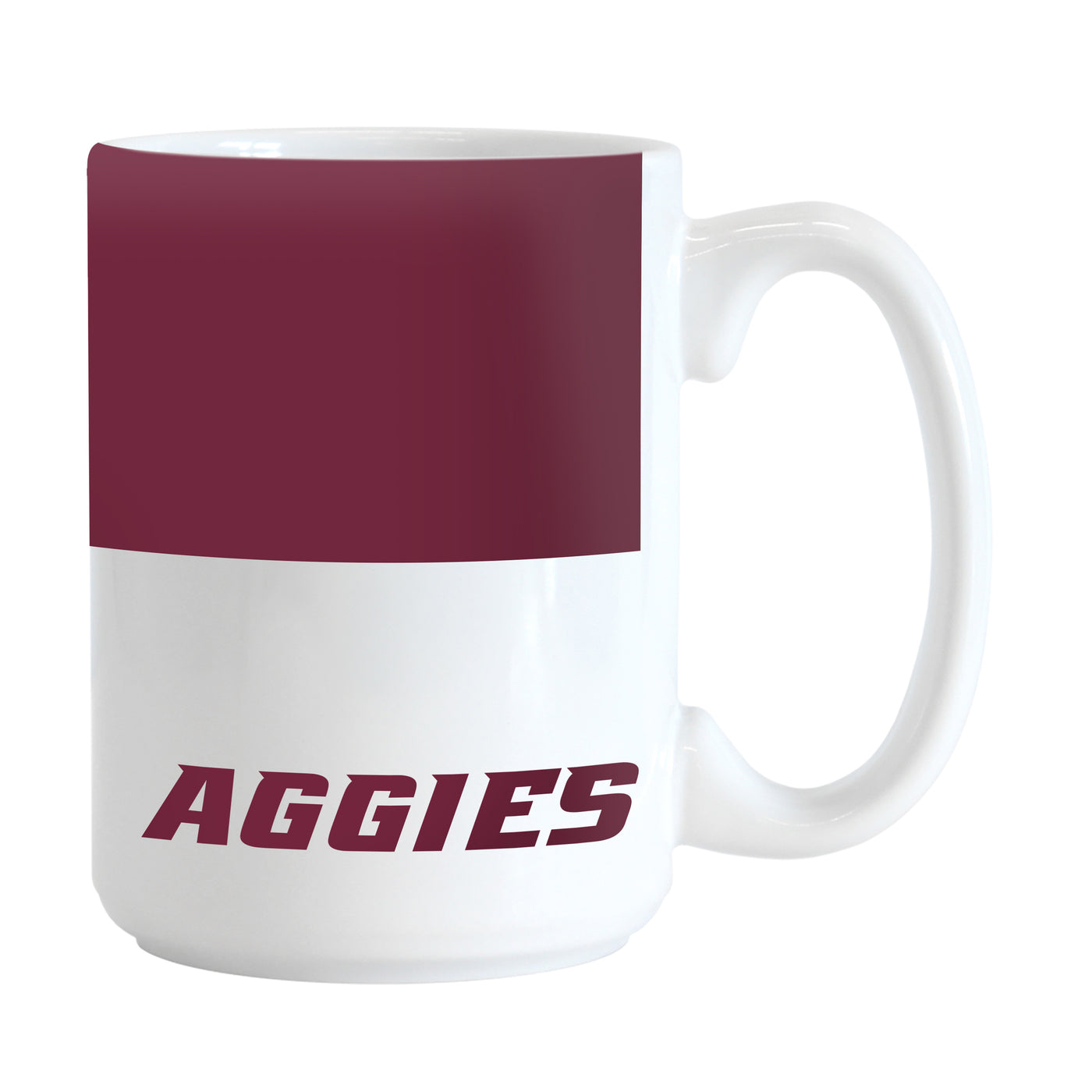 TX A&M 15oz Colorblock Sublimated Mug
